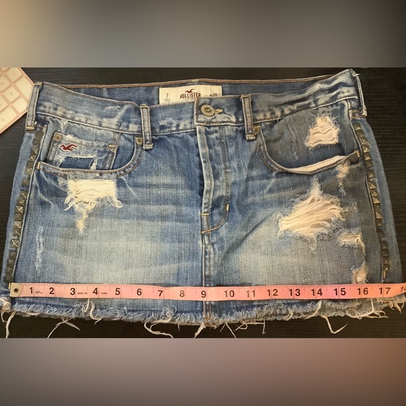 Denim Hollister Mini Skirt - Picture 7 of 7